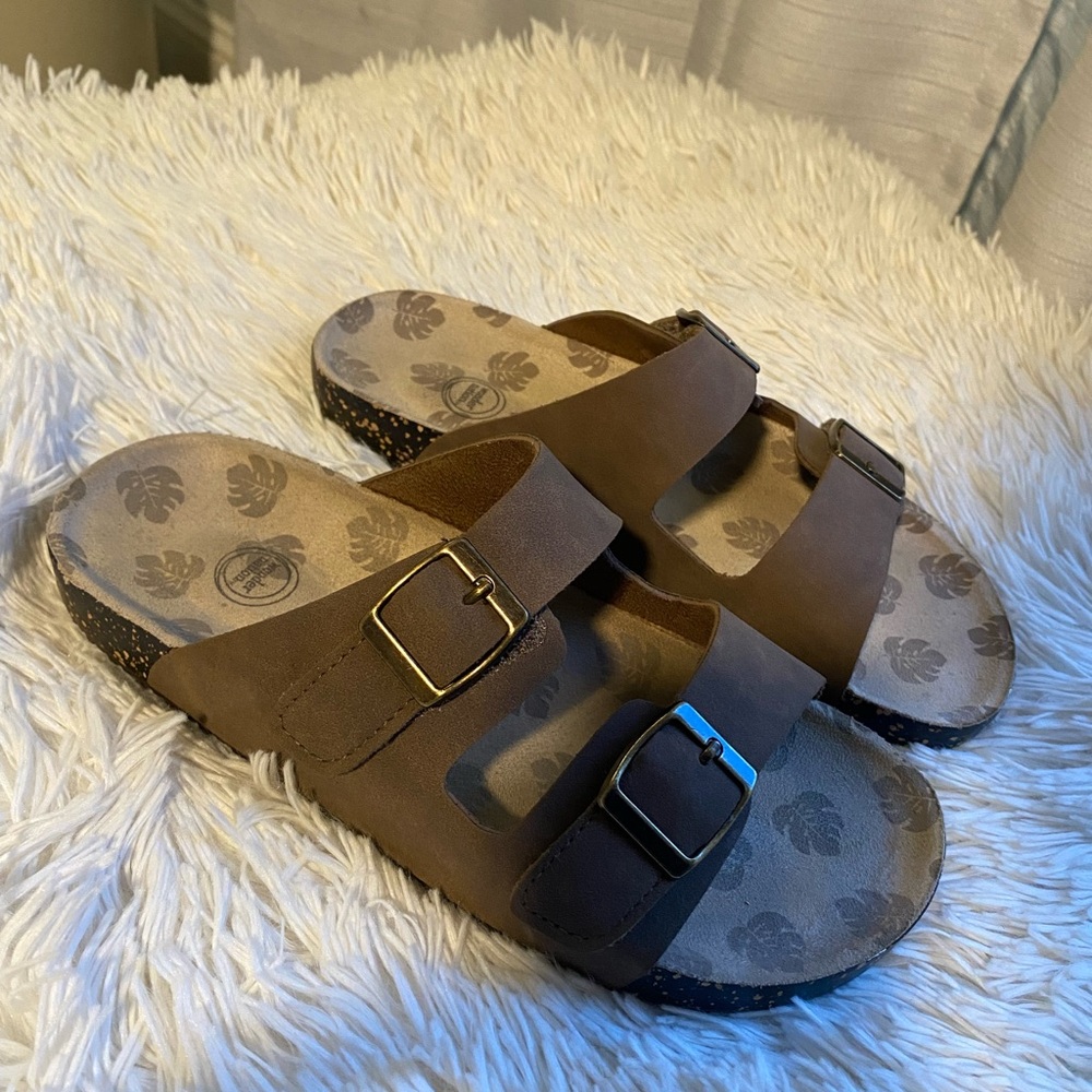 Wonder Nation Brown Kids Sandals